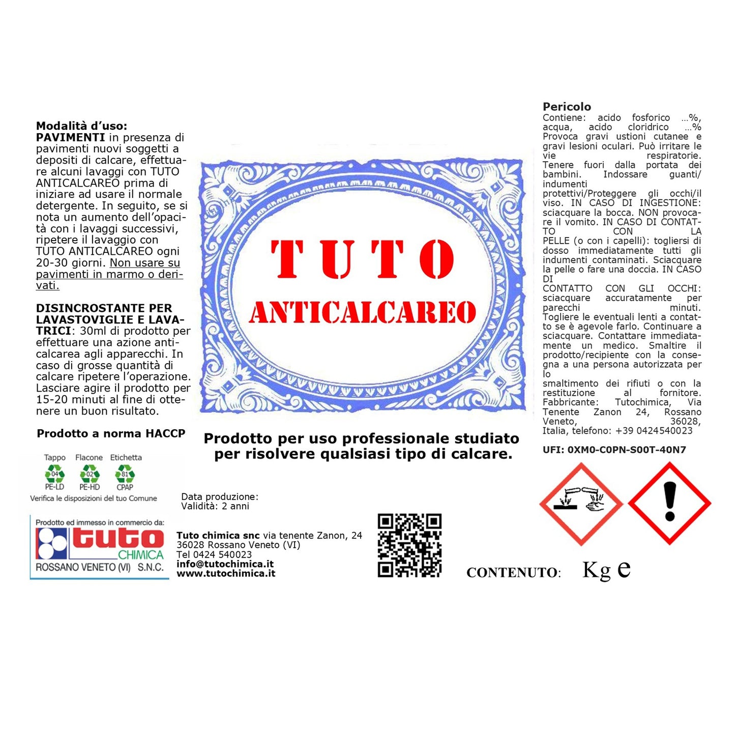 Tuto anticalcareo