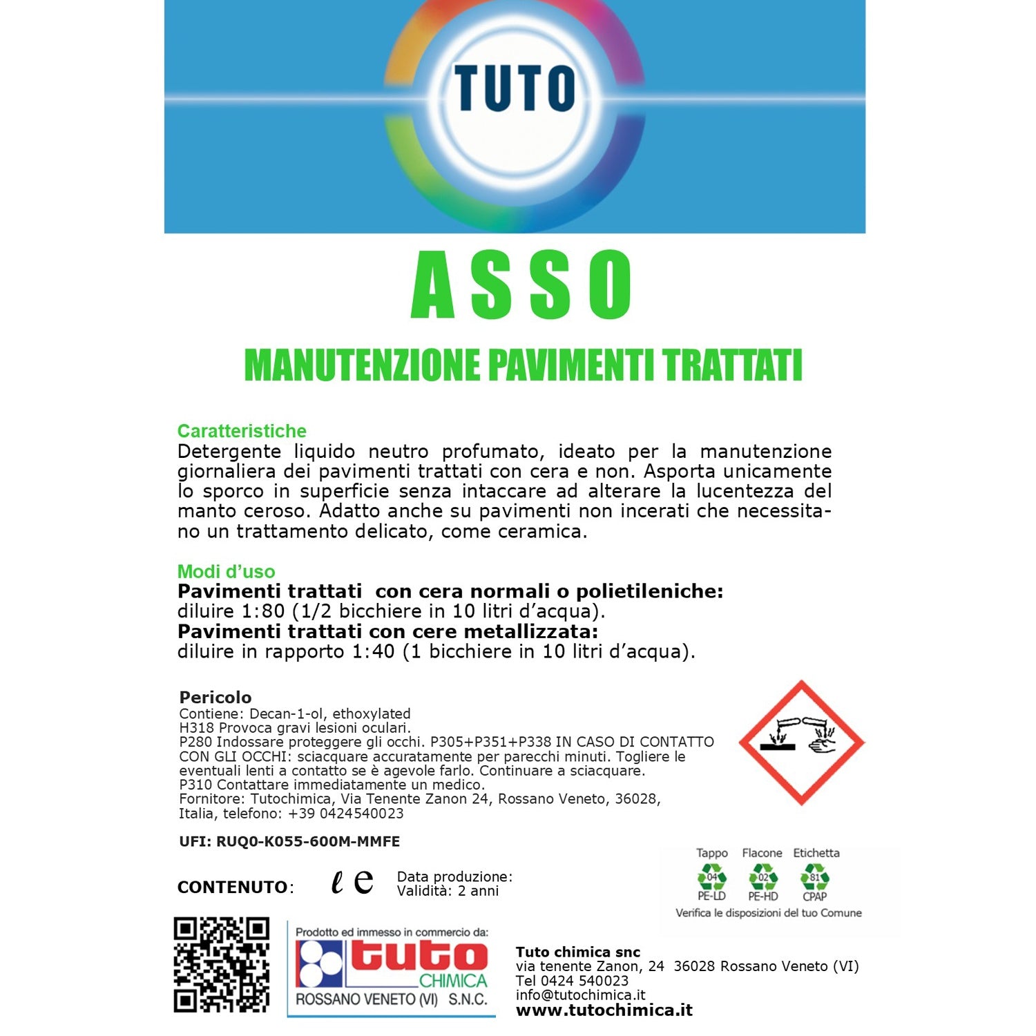 Tuto asso detergente generico
