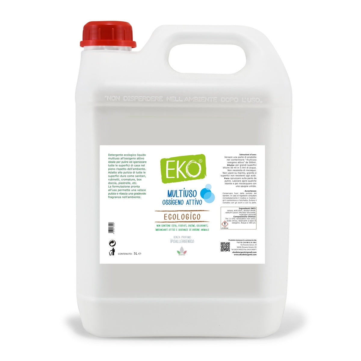 multiuso ecologico eko ipoallergenico tanica 5 litri