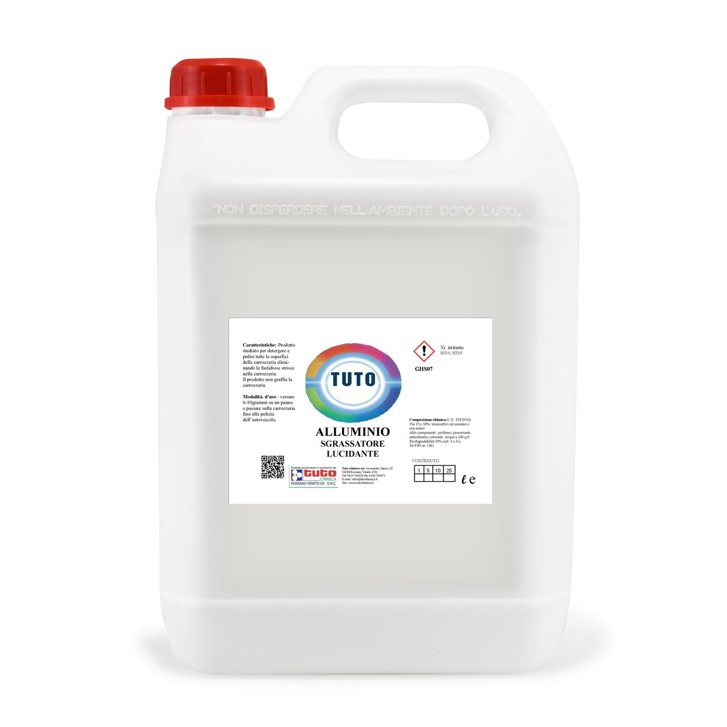 sgrassatore alluminio professionale tuto chimica
