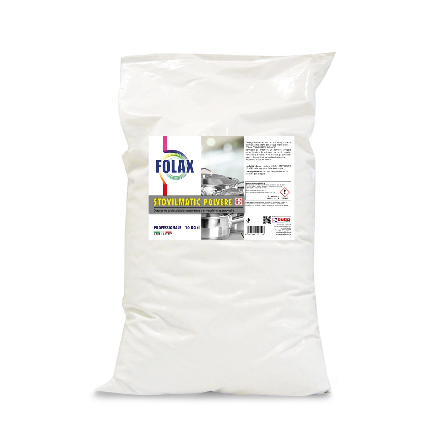 detergente lavastoviglie professionale in polvere folax