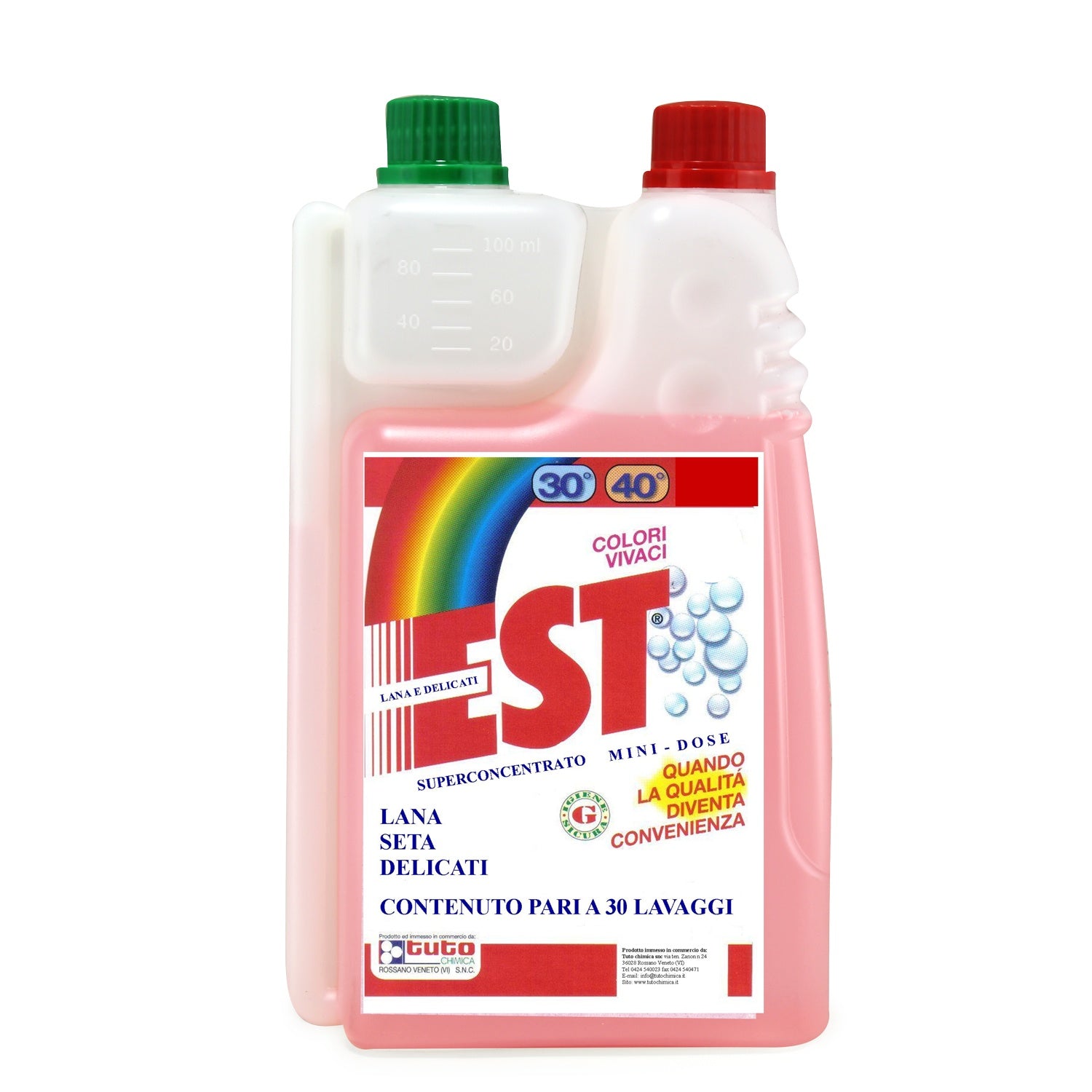 EST Detersivo Lavatrice Lana e Delicati Concentrato Minidose 1.1L