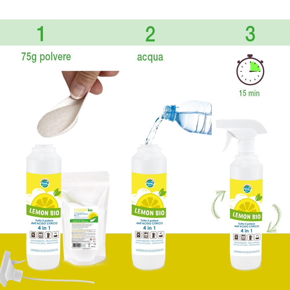 Kit Anticalcare ecologico Lemon bio