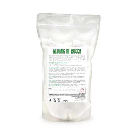 Allume di Potassio, Allume di rocca in polvere busta