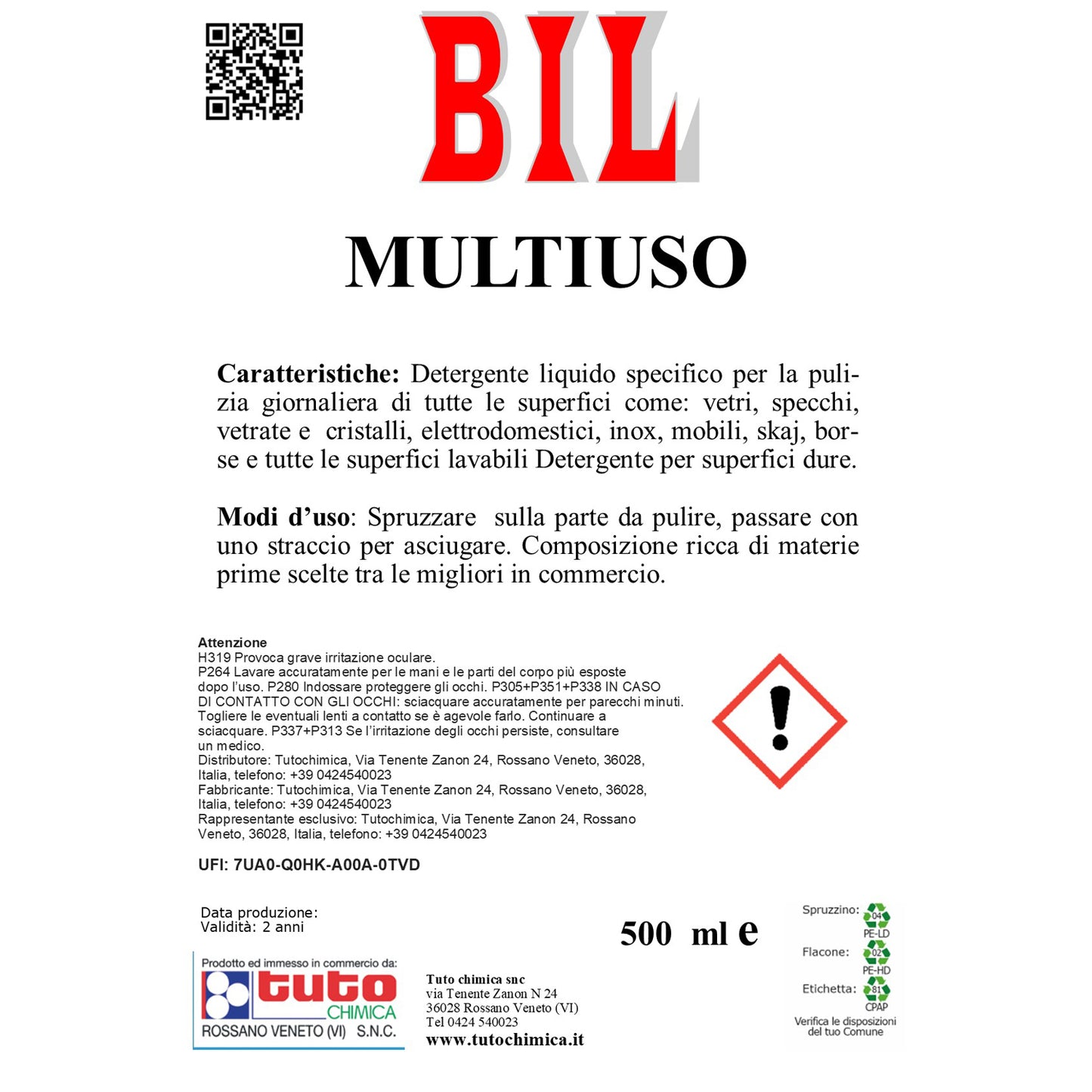 Bil detergente multiuso
