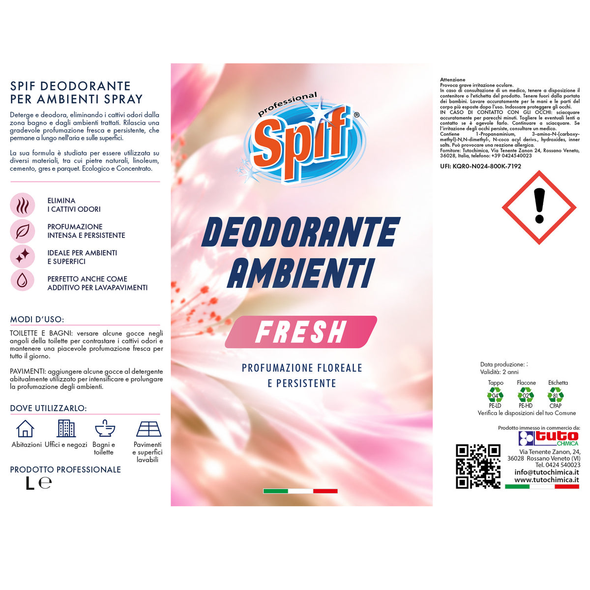 Spif deodorante per ambienti Fresh