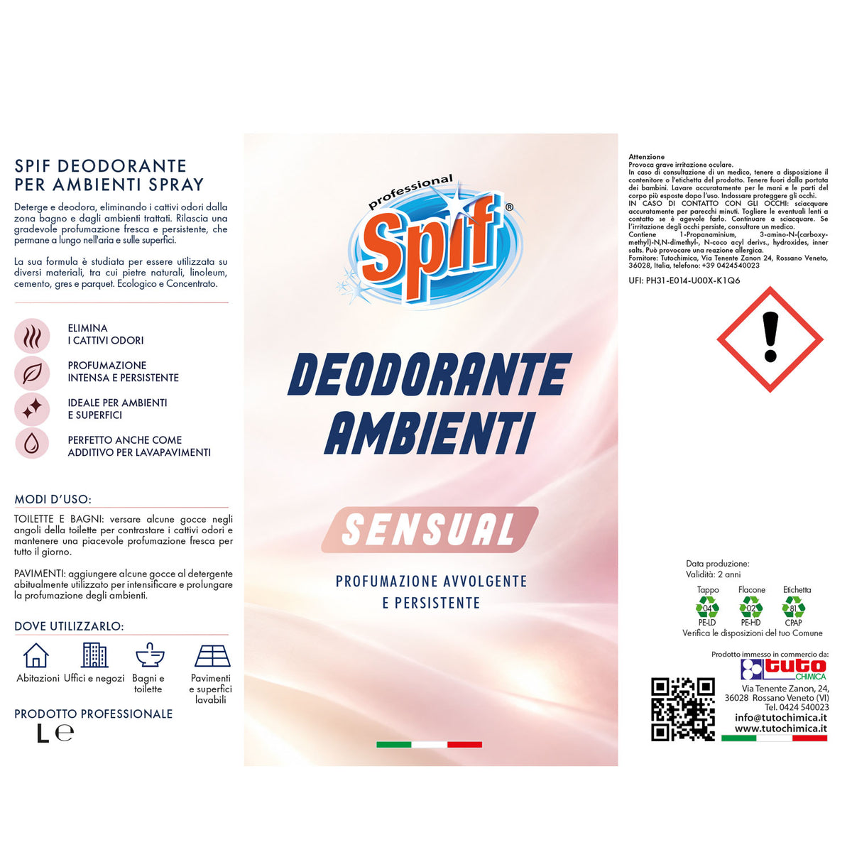 Spif deodorante per ambienti Sensual