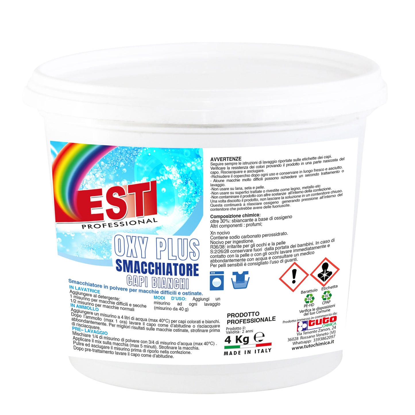 Est Smacchiatore Bucato Polvere Oxy Plus