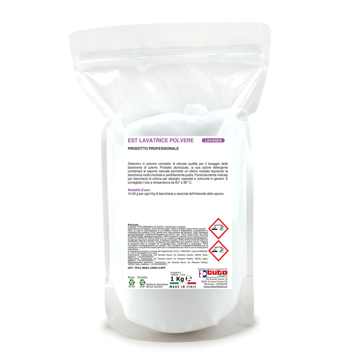 Est detersivo lavatrice in polvere Lavanda