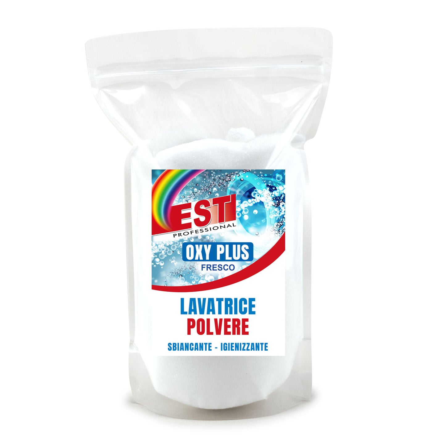 Est detersivo lavatrice in polvere Oxy Plus Fresco