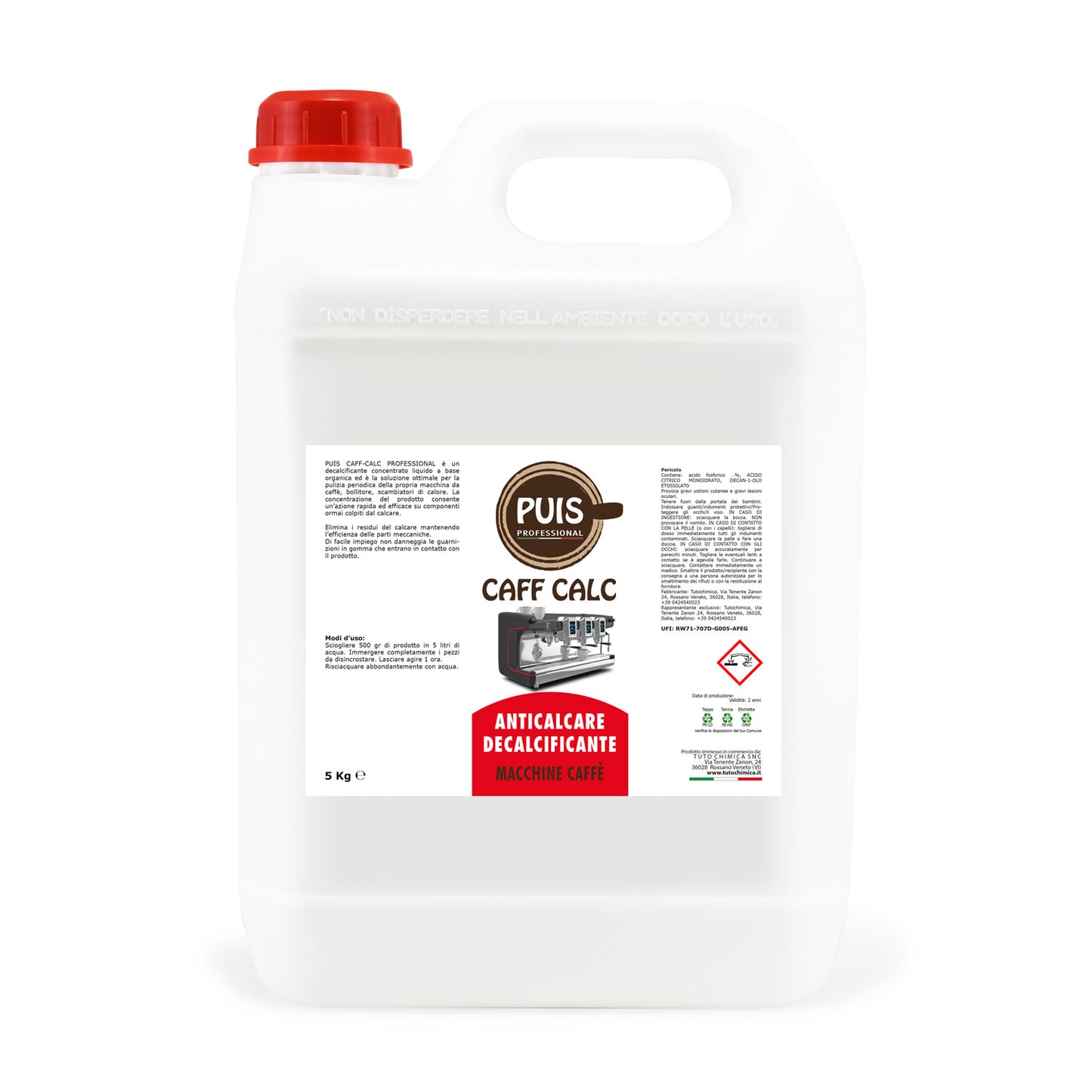 Puis caff calc anticalcare decalcificante macchine caffè