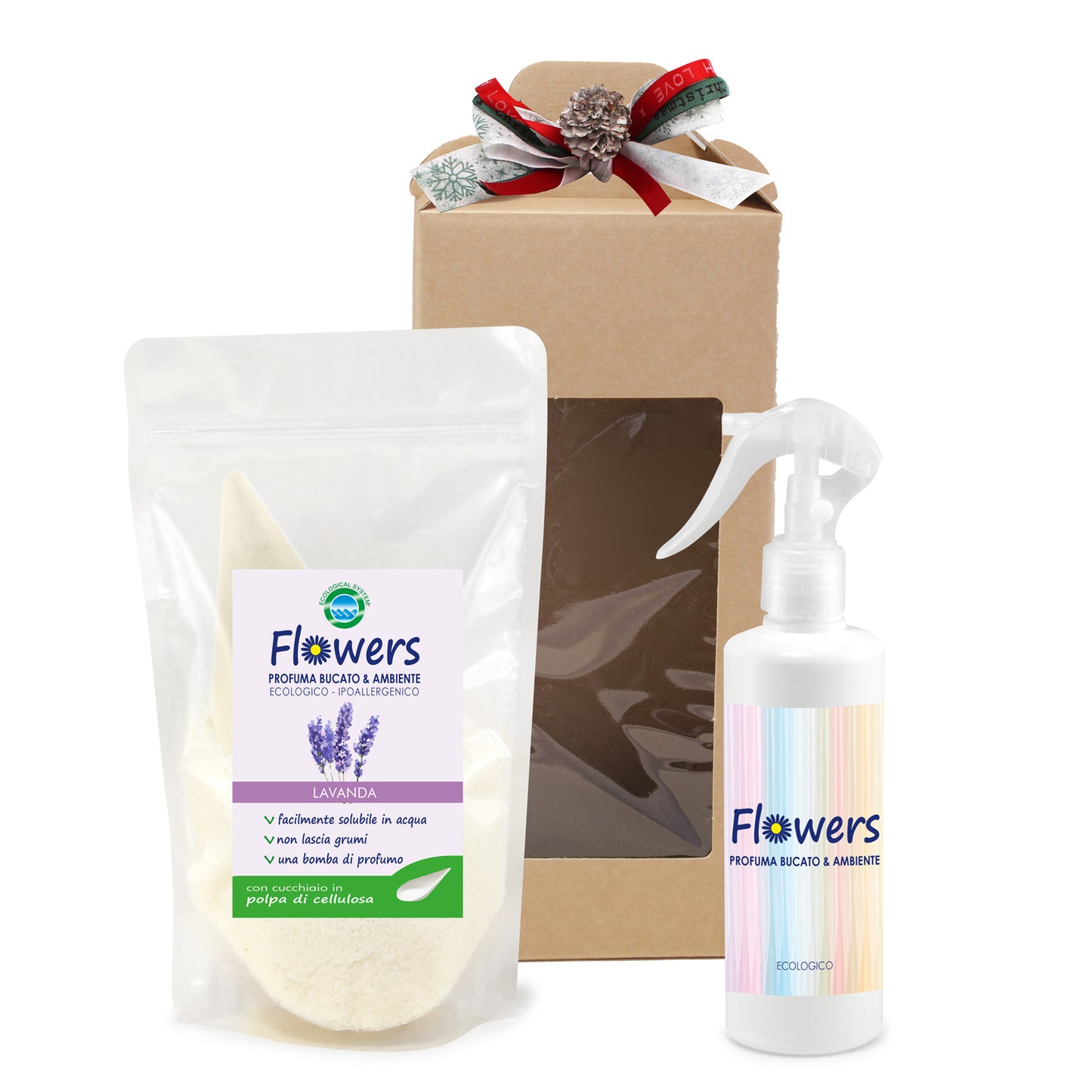Profuma bucato e ambiente in polvere ecologico Flowers Idea Regalo