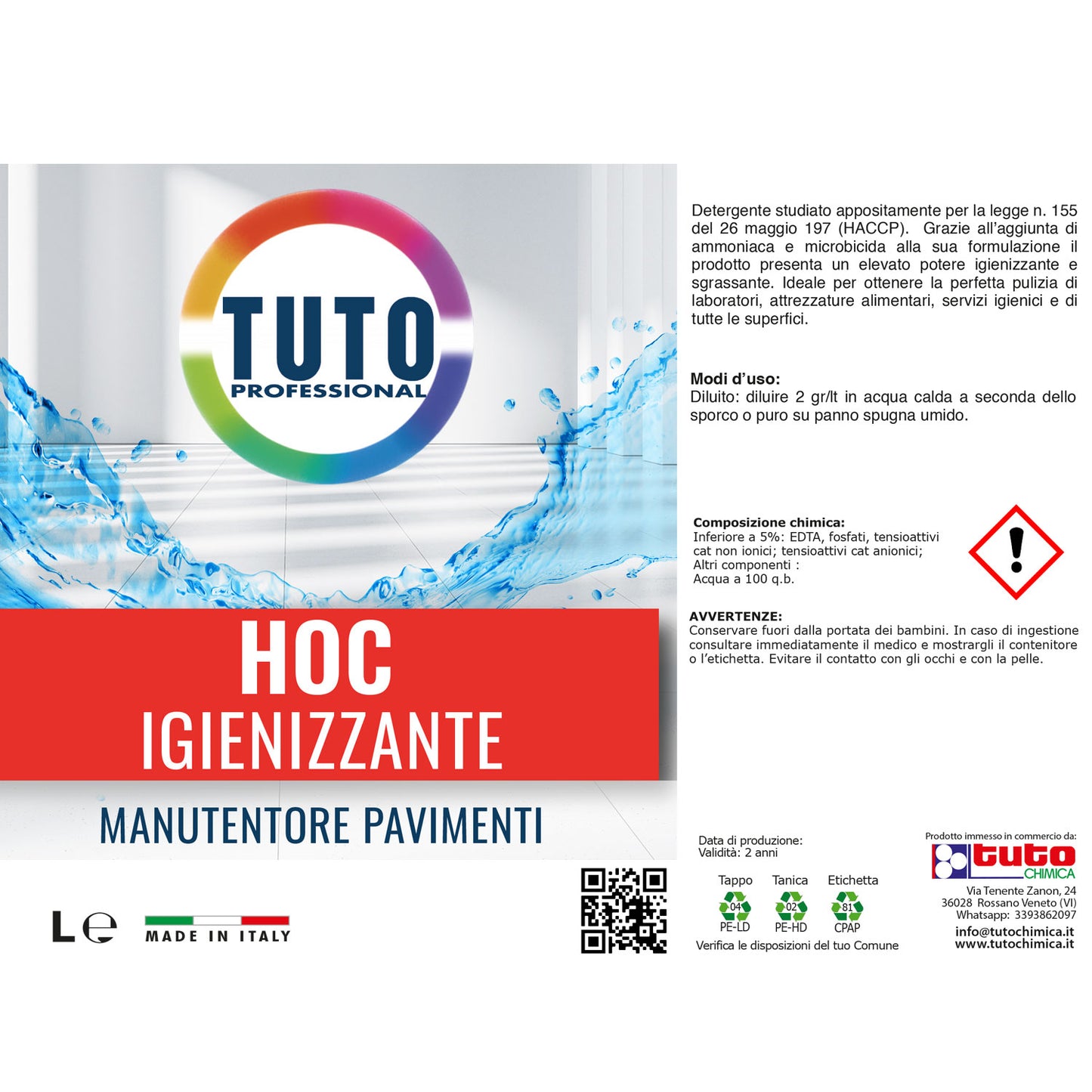 Tuto hoc igienizzante