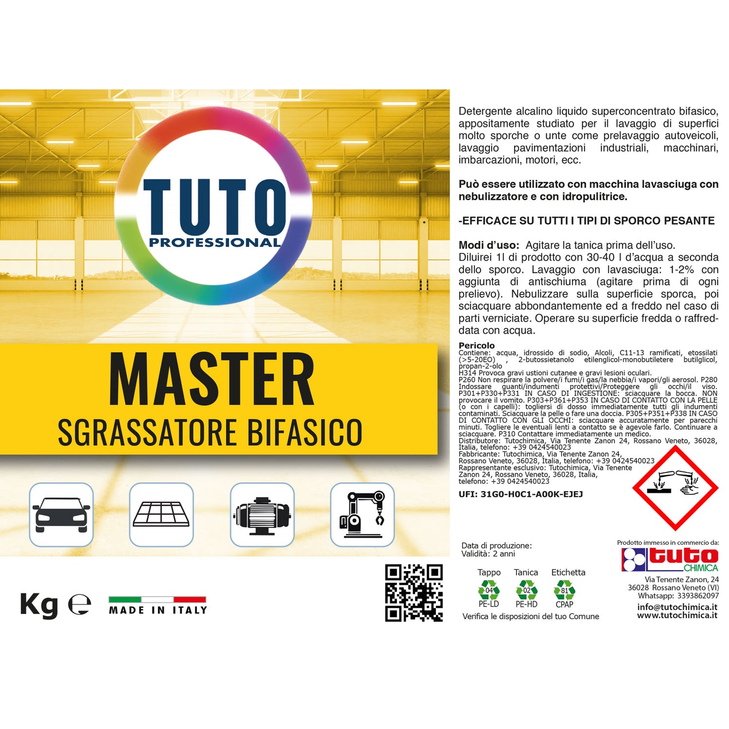 Tuto master sgrassante bifasico