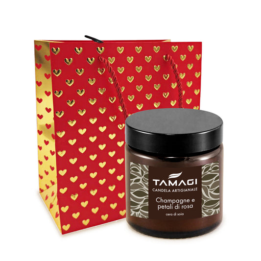 Candela profumata artigianale in cera di Soia 120 g