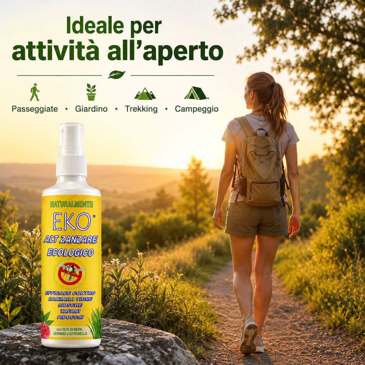 Repellente zanzare ecologico eko alt