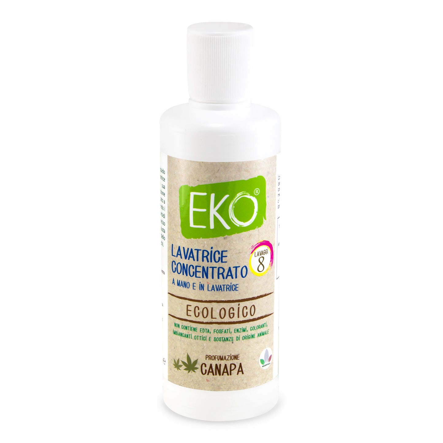 Eko detersivo ecologico lavatrice e  bucato a mano
