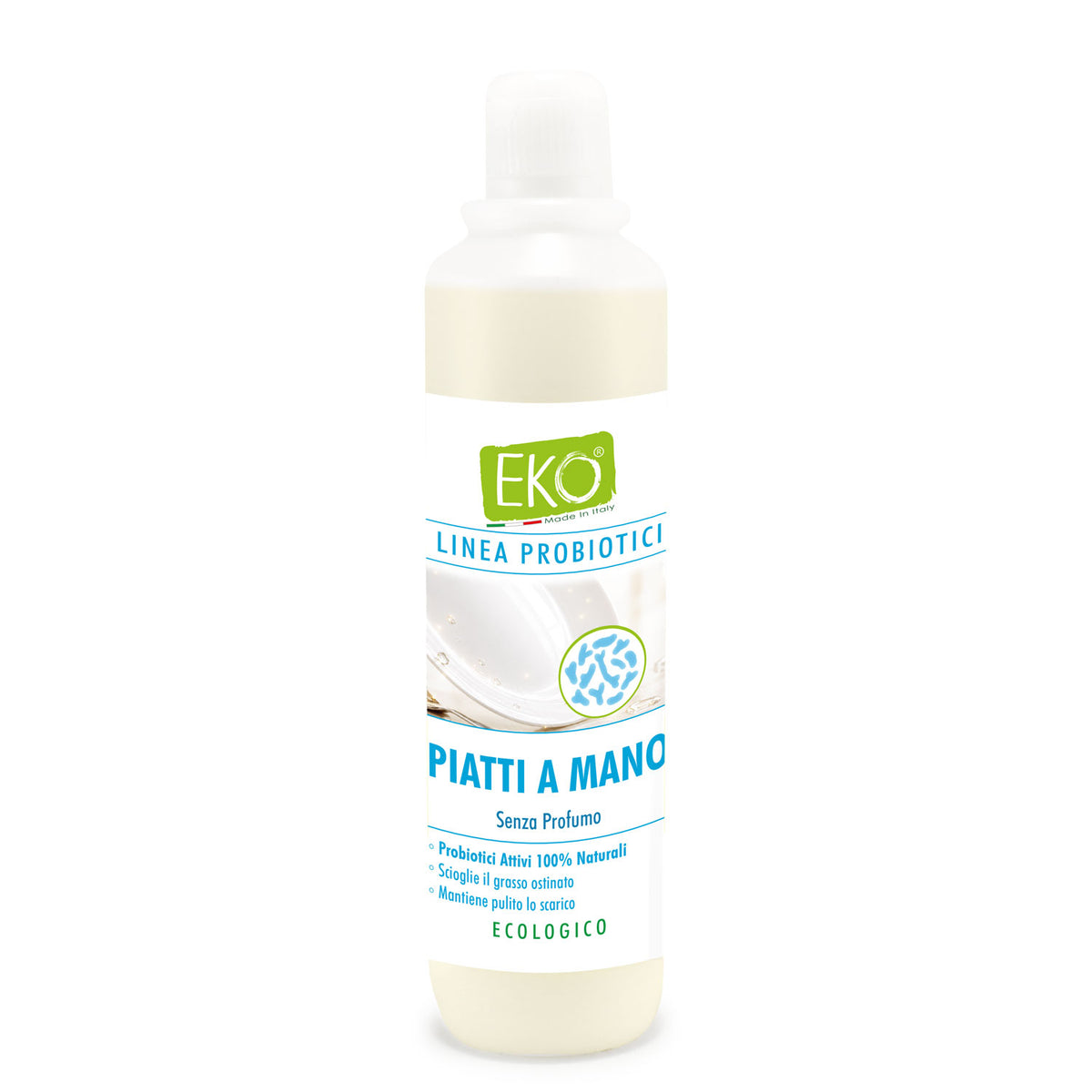 Eko Detersivo piatti con probiotici 500ml Senza Profumazione