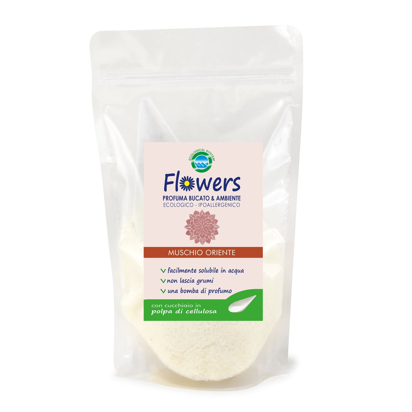 Profuma bucato e ambiente in polvere ecologico Flowers