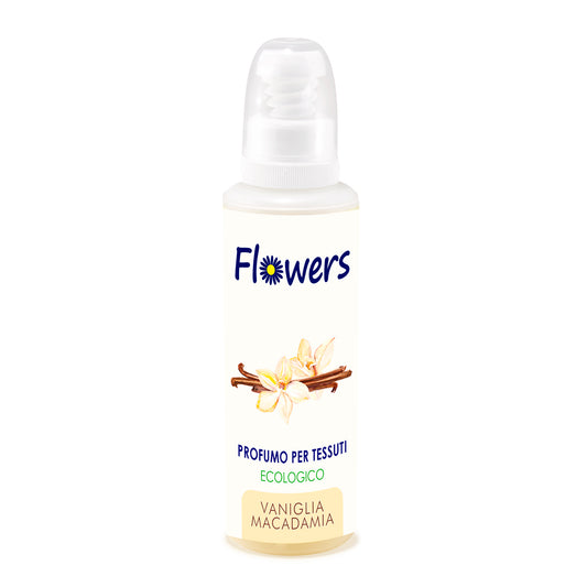 Flowers Profuma Tessuti 120 ml – Vaniglia Macadamia