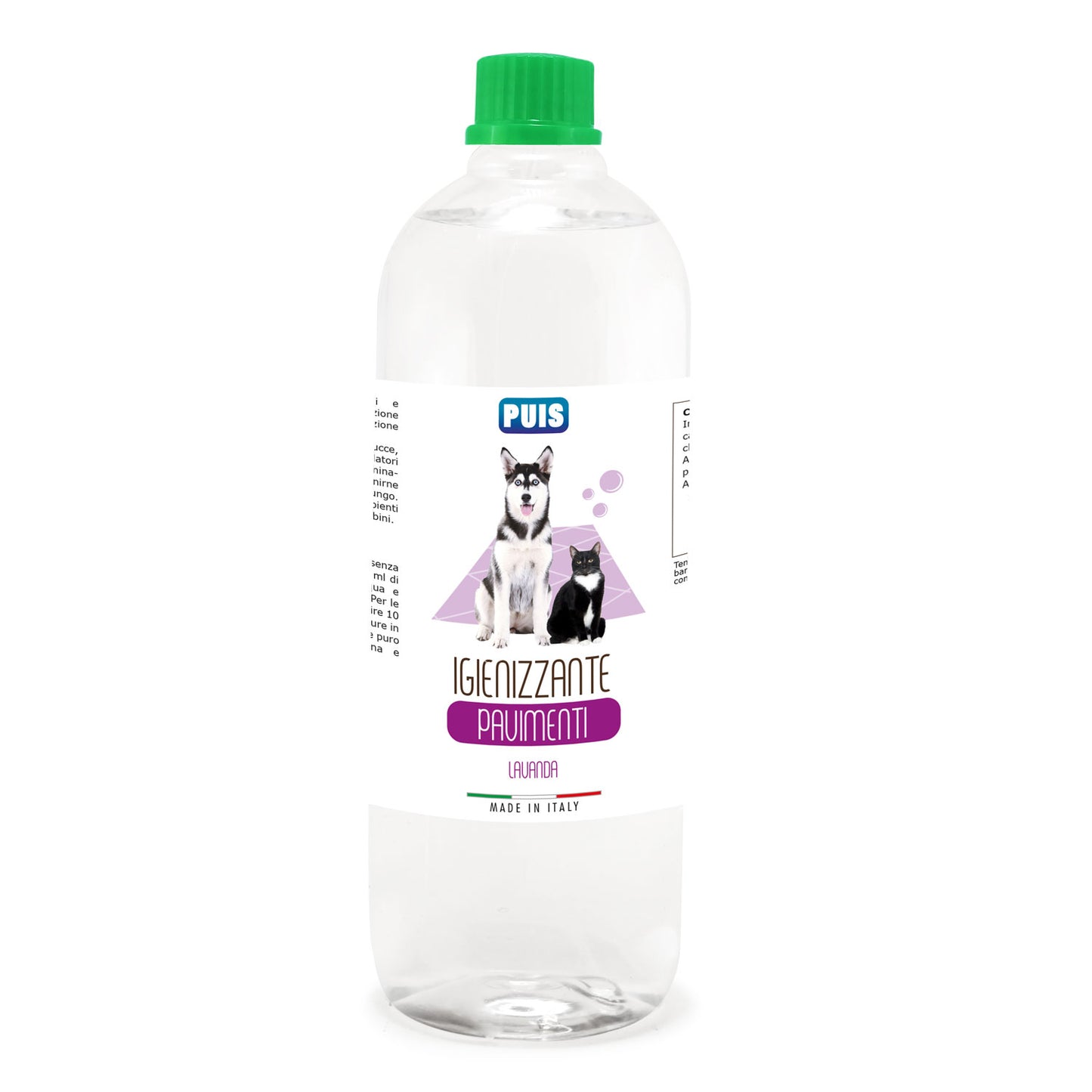 Puis Detergente Igienizzante Pavimenti - Per Animali Domestici, Elimina i Cattivi Odori - Profumo Lavanda