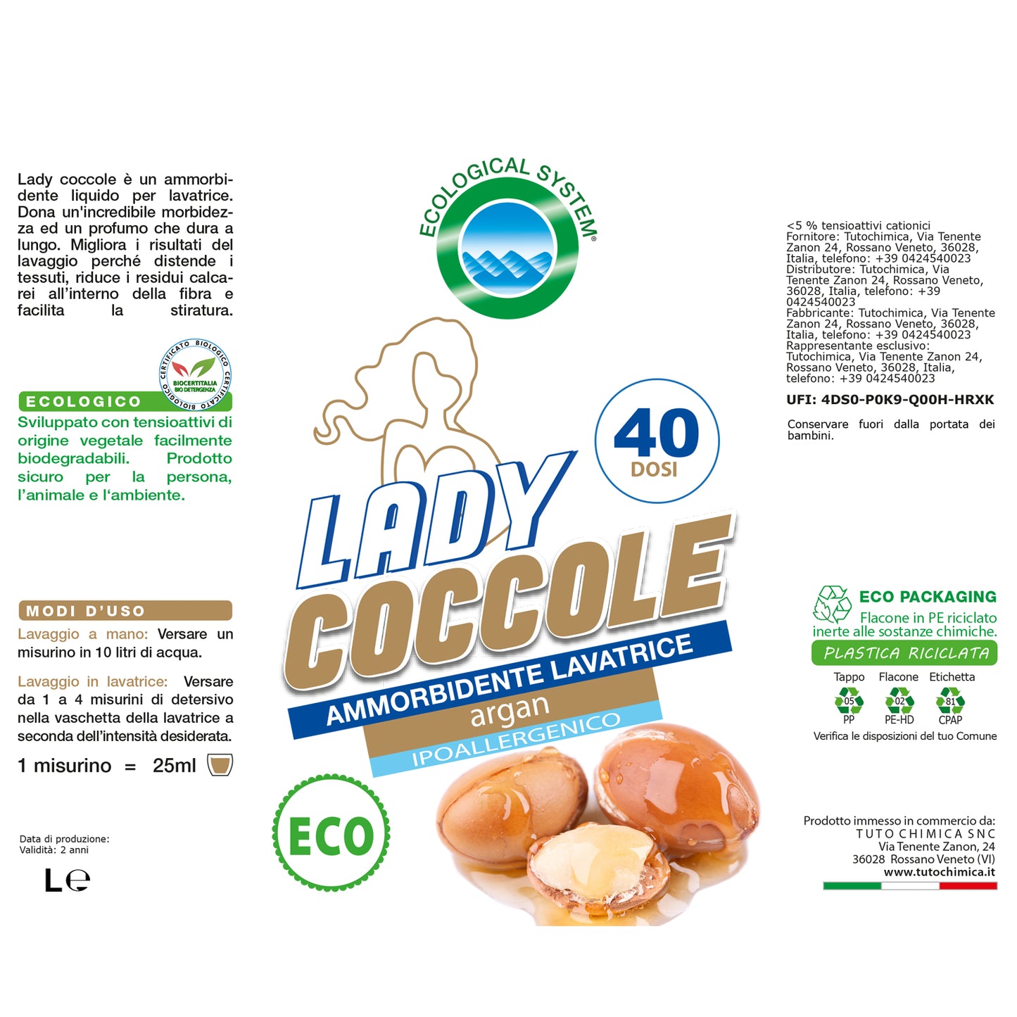 Lady coccole ammorbidente