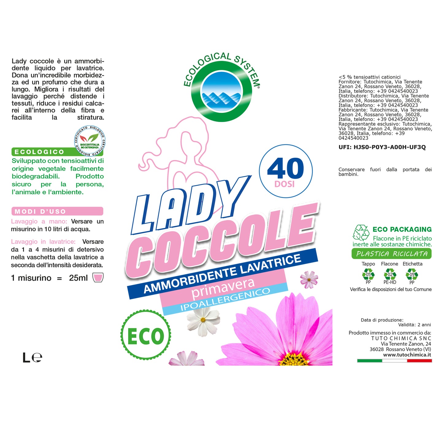 Lady coccole ammorbidente