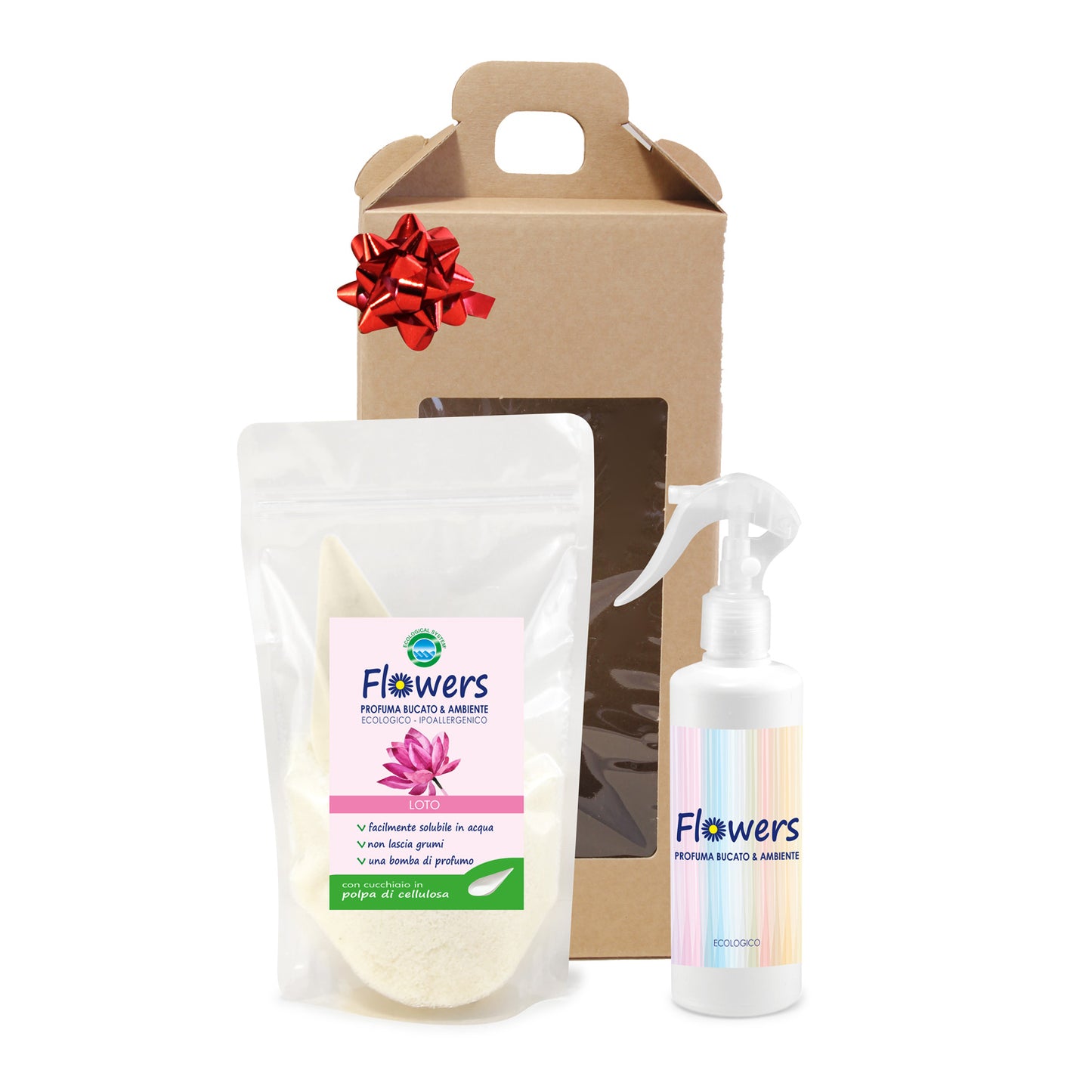 Profuma bucato e ambiente in polvere ecologico Flowers Idea Regalo
