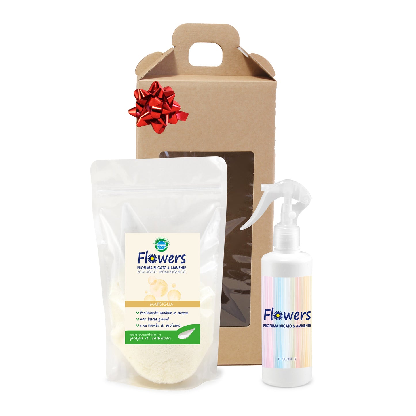 Profuma bucato e ambiente in polvere ecologico Flowers Idea Regalo