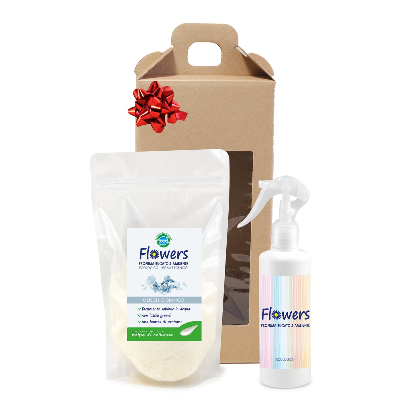 Profuma bucato e ambiente in polvere ecologico Flowers Idea Regalo