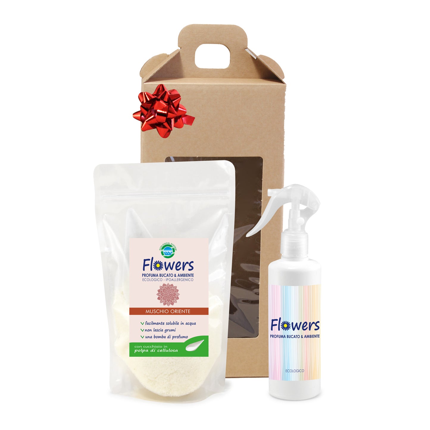 Profuma bucato e ambiente in polvere ecologico Flowers Idea Regalo