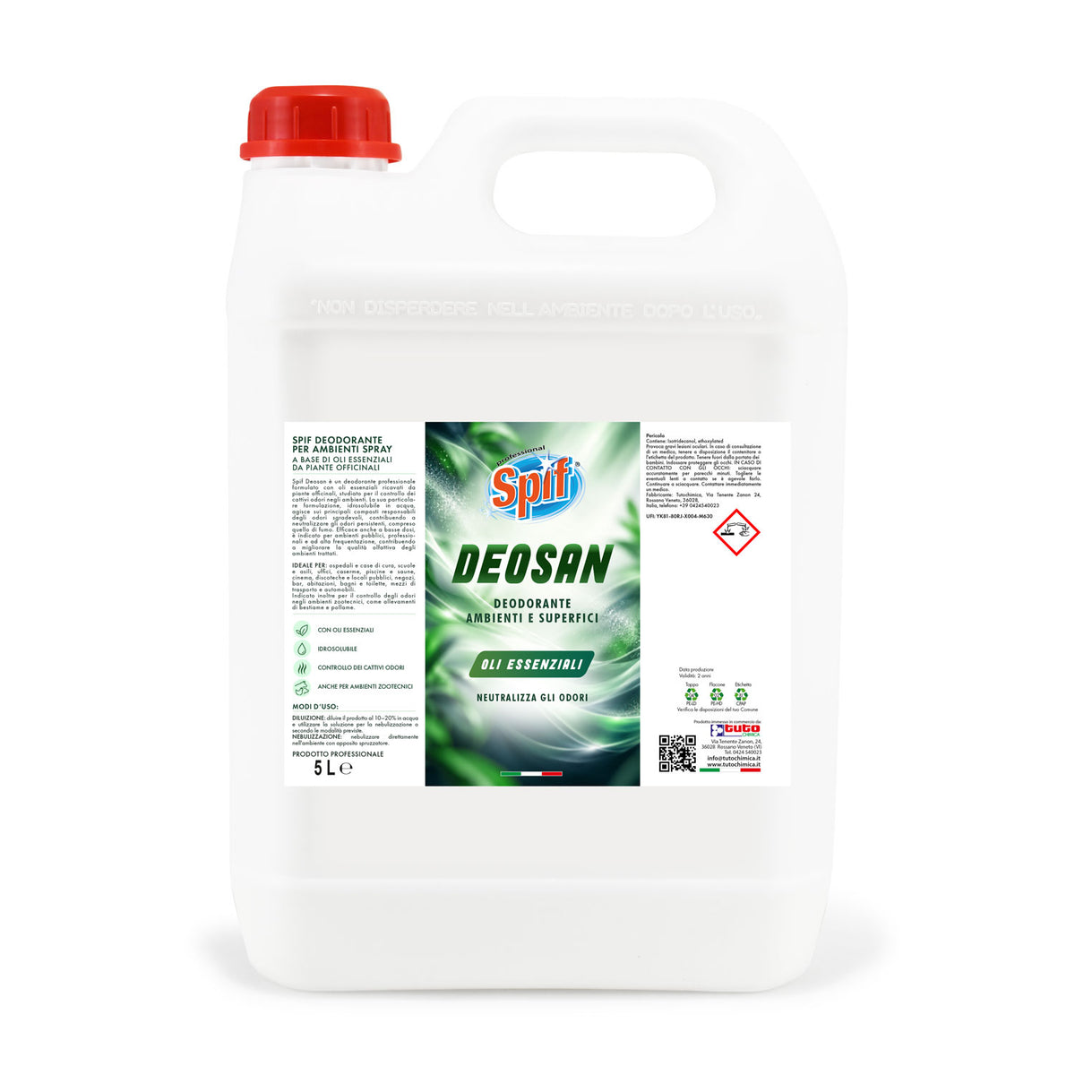 Deodorante Professionale tuto chimica