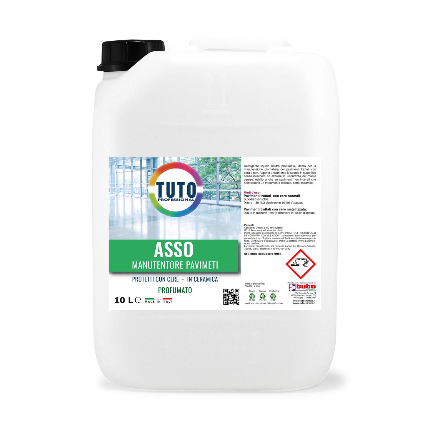 Tuto asso detersivo pavimenti cera